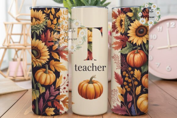 Autumn Teacher Floral 20oz Tumbler Wrap Review