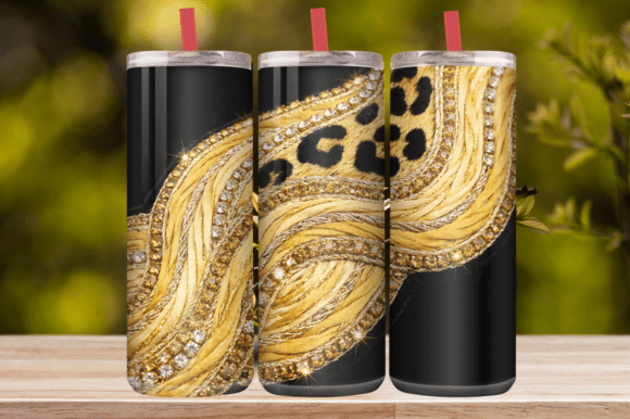 Black Gold Wild Glam Tumbler Wrap Review