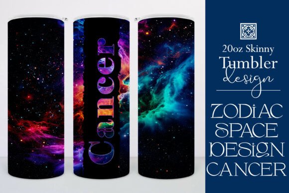 Cancer Zodiac Space Tumbler Design Review