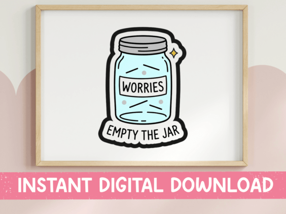 Empty the Jar Worries Mason SVG Review