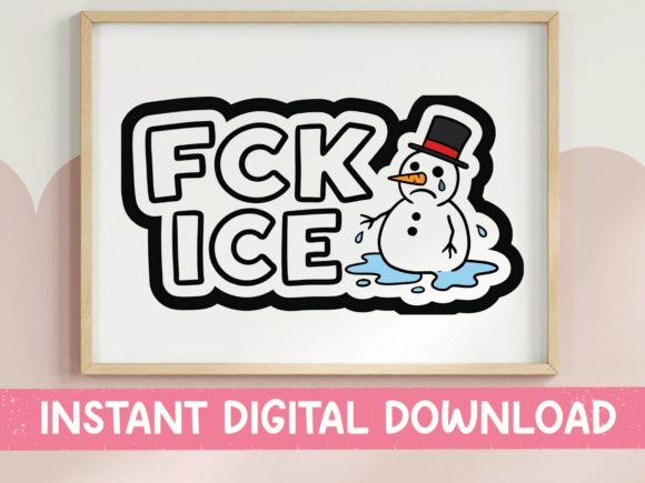 Fck Ice Funny Melting Snowman SVG Review