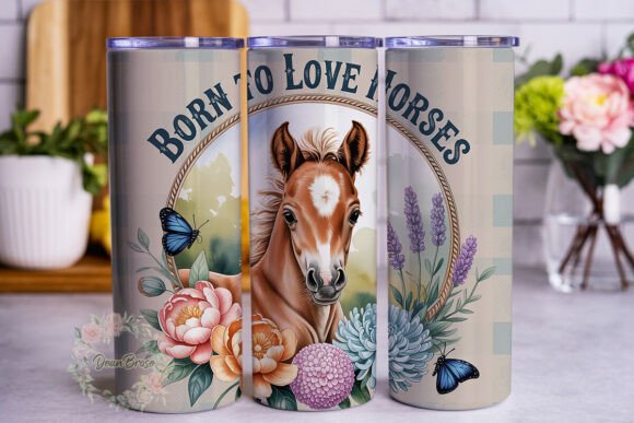 Gentle Horse Floral 20oz Tumbler Wrap Review