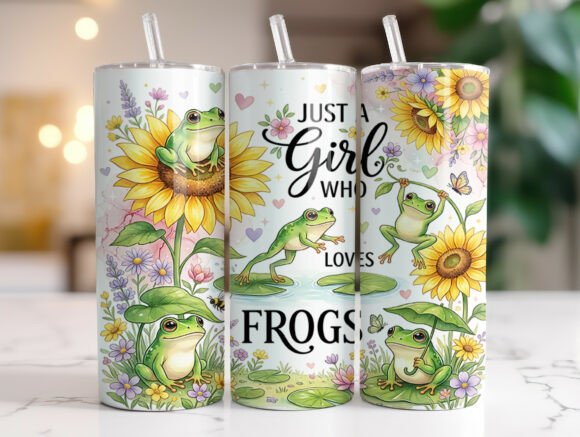 Just a Girl Who Loves Frogs 20oz Tumbler