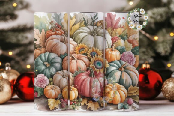 Pastel Autumn Harvest 20oz Tumbler Wrap Review