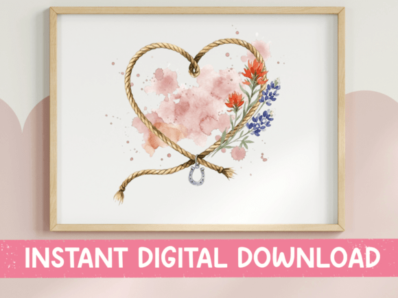 Rope Heart Wildflowers SVG Review