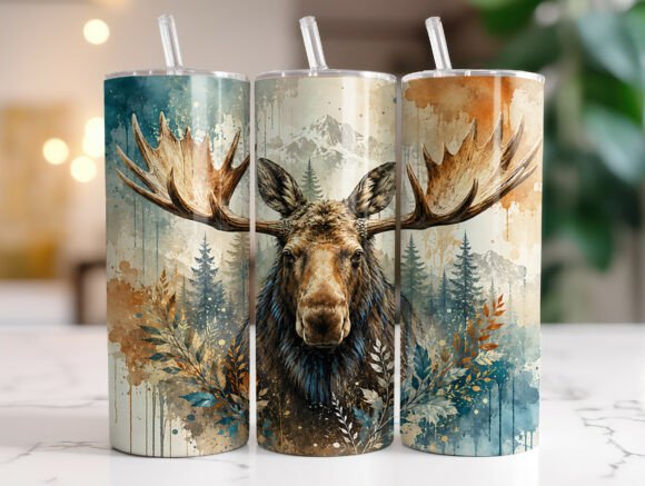 Rustic Moose Mountain Tumbler Wrap Review