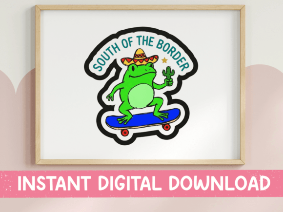 South of the Border Skateboard Frog SVG Review