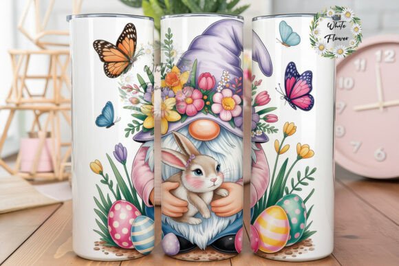 Spring Gnome Easter Bunny 20oz Tumbler Review