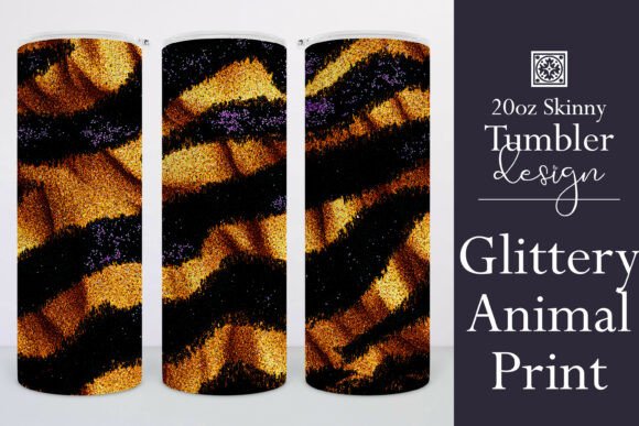 Tiger Stripes Glitter Tumbler Wrap 3 Review