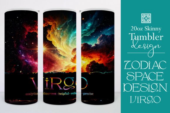 Virgo Zodiac Space Tumbler Wrap 2 Review